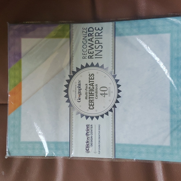 Office Multipack Certificates Cardstock Poshmark